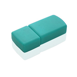 Флешка PVC027 с чипом 128 гб. USB 2.0 (бирюзовый)