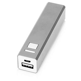 Портативное зарядное устройство "Спейс", 3000 mAh (Серебряный)
