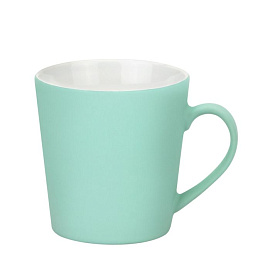 Керамическая кружка Sole, 350 ml, soft-touch (Бирюзовый)