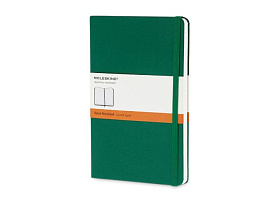 Записная книжка Classic, формат A5 (блок в линейку), цвет чёрный (Зелёный)