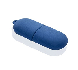 Флешка PVC025 с чипом 4 гб. USB 2.0 (синий)