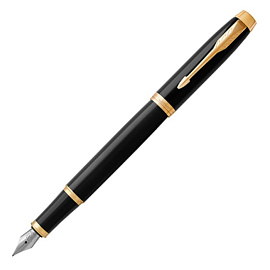 Ручка перьевая Parker IM Black GT (Чёрный; Золотой)