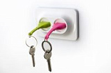 Двойной брелок+держатель для ключа unplug розовый