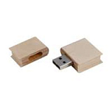 USB-Flash накопитель (флешка), модель DR032, объем памяти  8 GB, бук натуральный