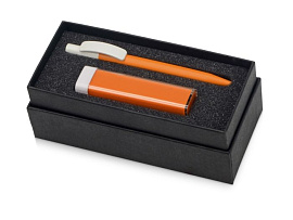 Набор White top: ручка и зарядное устройство 2200 mAh (Оранжевый; Белый)