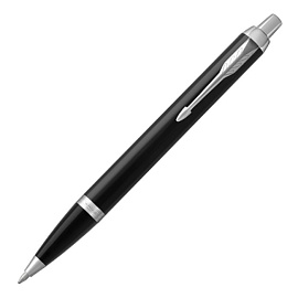 Ручка шариковая Parker IM Black GT (Чёрный; Серебряный)