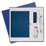 Подарочный набор Portobello Sky: ежедневник недатированный А5, ручка и Power bank