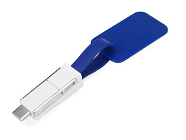 Зарядный кабель 3-в-1 Charge-it, черный (синий; белый)