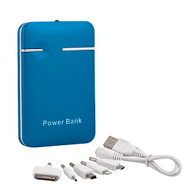 Зарядное устройство "Кругосветка", емкость 5000 mAh (Синий)