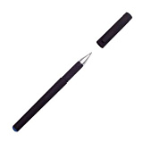 Ручкa Egoiste. BLACK гелевая под персонализацию 0,5 мм, с покрытием SOFT TOUCH, синие чернила, цвет 