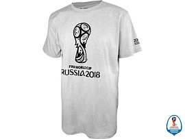 Футболка 2018 FIFA World Cup Russia™ мужская, розовый (Серый)