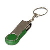 USB-Flash накопитель - брелок (флешка) "Swing", 4 Gb, в металлическом корпусе с пластиковыми вставка