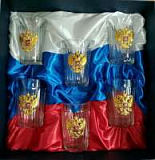 Набор гранёных стаканов "Народрая власть"