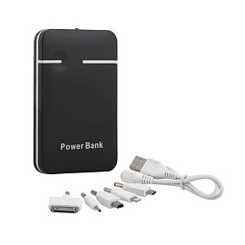 Зарядное устройство "Кругосветка", емкость 5000 mAh (Чёрный)