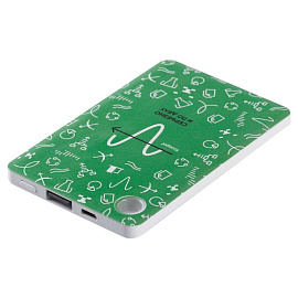 Аккумулятор "Бизнес-зодиак. Скорпион", 2600 mAh (Зелёный; Белый)