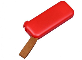 Флешка прямоугольная, выдвижная. 8 Гб., USB2.0 (Красный)