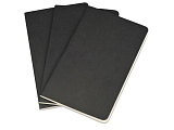 Набор записных книжек Cahier, Large, формат A5 (блок нелинованный), цвет чёрный