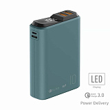 Внешний АКБ QS-10, 10000mAh, midnight-green, OLMIO