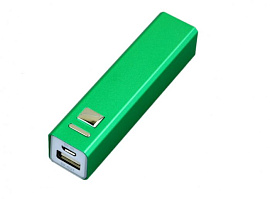 Универсальное зарядное устройство power bank прямоугольной формы (Зелёный)