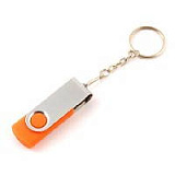 USB-Flash накопитель - брелок (флешка) "HIT - New",  4 Gb, в металлическом корпусе с пластиковыми вс