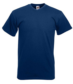Футболка FOTL Valueweight V-Neck (тёмно-синий)