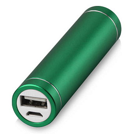 Портативное зарядное устройство "Олдбери", 2200 mAh (Зелёный)
