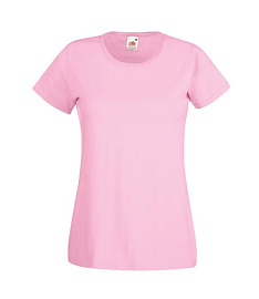 Футболка FOTL Lady-Fit Valueweight T (розовый; L)
