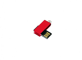 Флешка мини 64 Гб.Серебряный, USB2.0 (Красный)