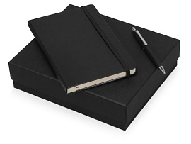 Подарочный набор Moleskine Hemingway с блокнотом А5 и ручкой (чёрный)