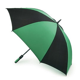 Зонт мужской гольфер Fulton, модель S837-097 BlackGreen (Чёрный; Зелёный)