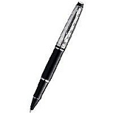 Ручка-роллер Waterman Expert 3, цвет: Deluxe White CT, стержень: Fblk