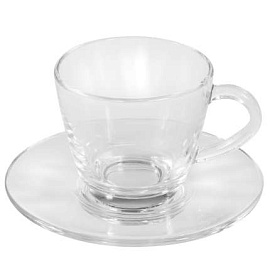 Чайная пара Classic glass (Прозрачный)
