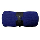 Плед "Belt"; т.синий; 130 х 180 см; 100% акрил, с поясом