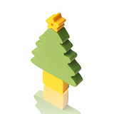 Флешка PVC049 "Елка" с чипом 8 гб. USB 2.0