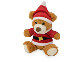Плюшевый медведь Santa (Коричневый; Красный; Белый)