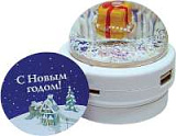USB разветвитель "Mister Christmas" c картридером