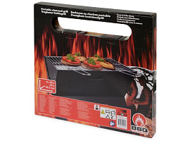 Складной переносной мангал для BBQ Mangal (Чёрный)
