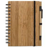 Блокнот на кольцах Bambook с ручкой