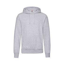 Толстовка с начесом CLASSIC HOODED SWEAT 280.Черная. Размер2XL (Серый-меланж)