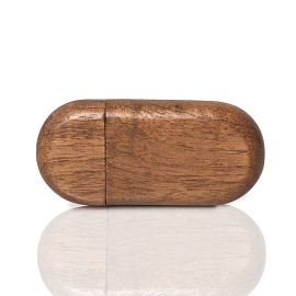 Флешка DR001 (светлый) с чипом 1 гб. USB 2.0 (Коричневый)