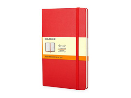 Записная книжка Classic, формат A6 (блок в линейку) (Красный)