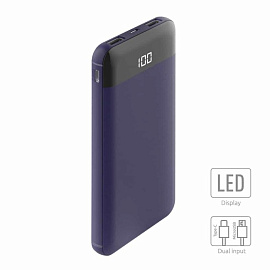 Внешний АКБ NS-10, 10000mAh, deep-blue, OLMIO (Тёмно-синий)