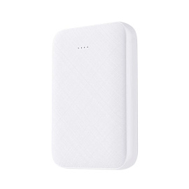 Внешний аккумулятор 10000 mAh - Черный AA (Белый)