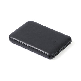 Зарядное устройство со светящимся логотипом "ENC Medium", 5 000 Mah, цвет чёрный (Чёрный)