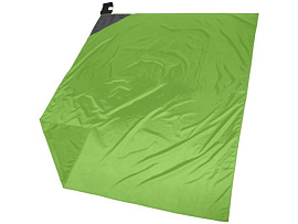 Плед "Stow and Go", 110х140 см, лайм (Зелёный; Чёрный)