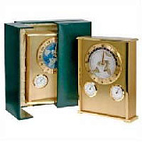Часы-метеостанция "Westend II" gold / white dial