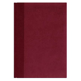 Недатированный ежедневник Portobello Trend VELVET 650U (5451) 145x205мм черный, календарь до 2023 г. (Бордовый)