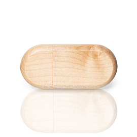 Флешка DR001 (светлый) с чипом 1 гб. USB 2.0 (Бежевый)