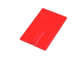 Флеш-накопитель в виде пластиковой карты. 8 Гб.Зелёный, USB2.0 (Красный)